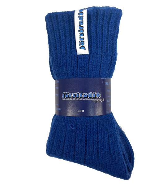 Järviradio Villasukat mustikansininen